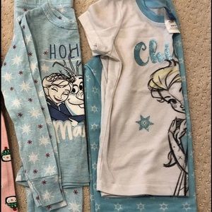 SOLD - 2 pair of kids pajamas (size 6)